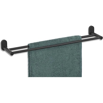 Image 1 of Kela Двойна закачалка за кърпи kela alessio за стенен монтаж - цвят черен (kela 22757)