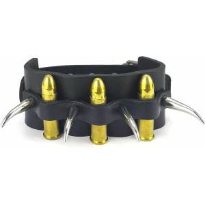 Leather & steel fashion гривна с куршуми Spike - LSF1 100