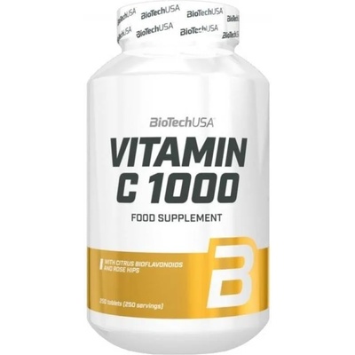 BioTechUSA Vitamin C, 1000 mg, 250 таблетки, BioTech USA