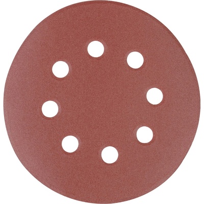 Disk brúsny P240 Silverline SZ 125 mm, 8 dier, súprava 10 ks 206505