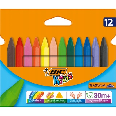 BIC Sviečkové pastelky 12 ks