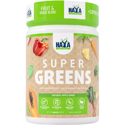 Haya Labs Super Greens [300 грама] Праскова