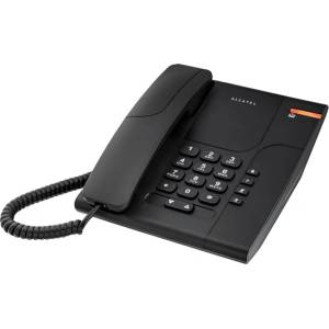 Alcatel temporis 180 кабелен телефонен апарат black temp180_b (temp180_b) Телефонни апарати