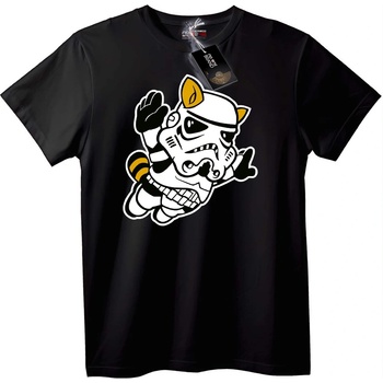 NOONEBRAND Тениска Сладко Stormtrooper Коте - 7XL, White
