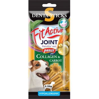 Fit Active FitActive Hypoallergenic Denta-Sticks Joint за кучета - колаген и моркови S - 140 г