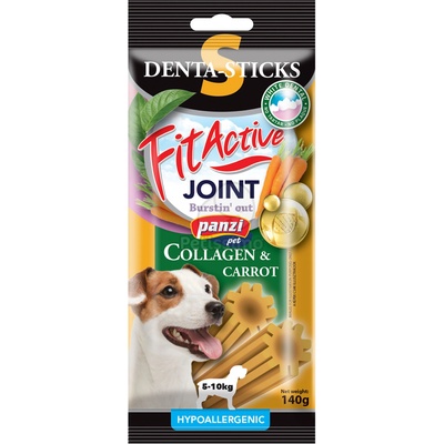 Fit Active FitActive Hypoallergenic Denta-Sticks Joint за кучета - колаген и моркови S - 140 г