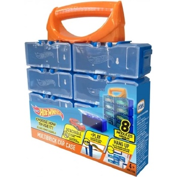 Image 1 of Mattel Куфар за коли Hot Wheels - Multibrick, за 8 колички (HWCC8A)
