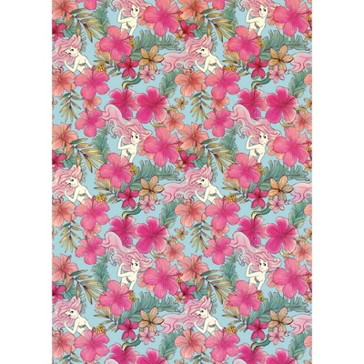 Komar Vliesová fototapeta Ariel Pink Flower rozměry 200 x 280 cm