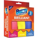 Buzzy Brilliant Utierky z mikrovlákna 3 ks