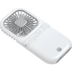 EUROLAMP Презареждащ се джобен вентилатор 5W/5V 2500 mAh бял (EU0694)