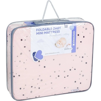 KikkaBoo Сгъваем мини матрак 45х80х5см Bear with me Pink (41107030110)