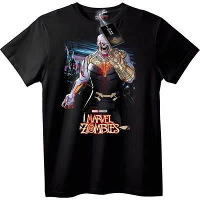 NOONEBRAND Тениска Marvel Зомбита Thanos - 7XL, White