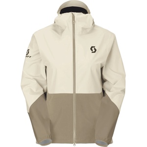 Scott Дамско водоустойчиво яке Scott Women's Jacket Explorair Light Dryo 2.5L Waterproof jacket - Cotton White / Toast Beige (102-4456-0612)