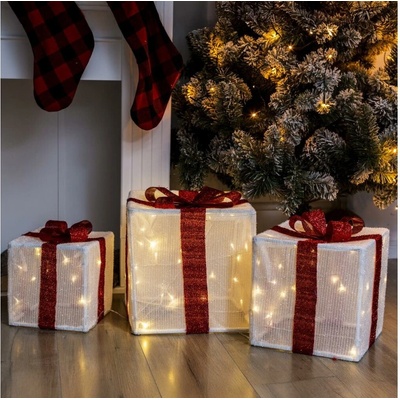 Brilagi - SADA 3x LED Venkovní vánoční dekorace LED/2,6W/3xAA IP44 dárky 1v1115-OEM1 – Hledejceny.cz