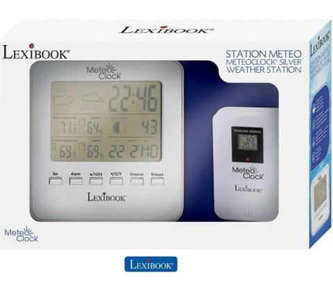 Lexibook MeteoClock Silver