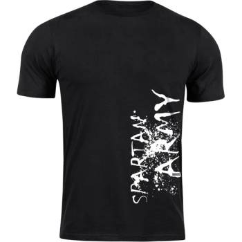Image 1 of DRAGOWA Тениска с къс ръкав Spartan Army War, черна, 160 г/м2 (8259)