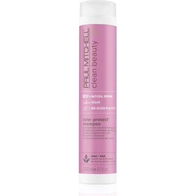 Paul Mitchell Clean Beauty Color Protect Shampoo fialový šampón pre zosvetlené melírované studené blond vlasy 250 ml