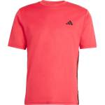 adidas Мъжка спортна тениска adidas WE Base 3-Stripes Tee Sport shirt - Pure Ruby / Black - размер M (216-8714-0512)