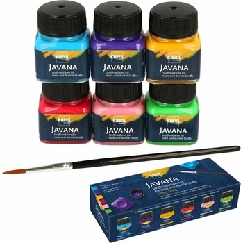 Sada farieb na svetlý a tmavý textil Javana Color living set 6 x 20 ml