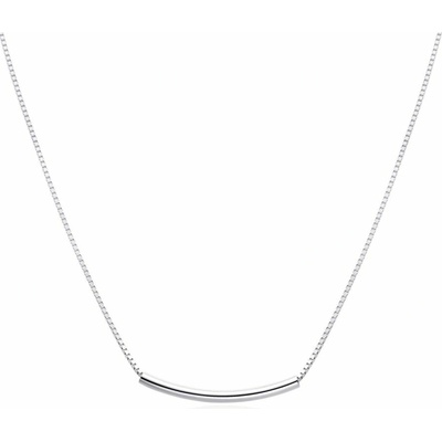 Moiss Minimalistický strieborný náhrdelník N0001146