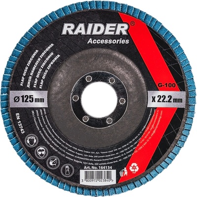 Raider Диск ламелен zirconia 125mm G-100 (0164134)