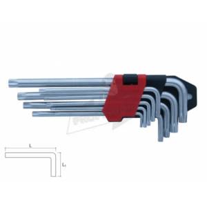 BOLTER Шестограми Г-образни "TORX" Long CR. V. к-кт 9 бр. XG54202 BOLTER (XG54202)