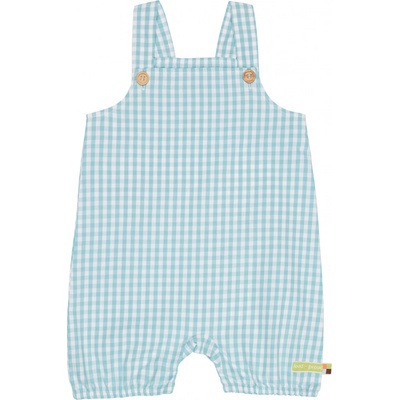 dětské kárované laclové kraťasy světle modrá loud + proud