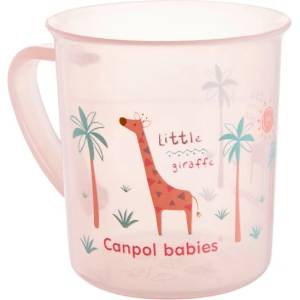 Canpol babies Пластмасова чаша Canpol - Afrika, 170 ml, Розова (4/408_pin)