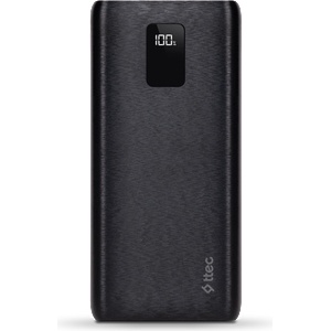 Ttec Външна батерия ttec, PowerSlim Trio, LCD, 10.000mAh, PD 22, 5W, Trio Cable, Черен