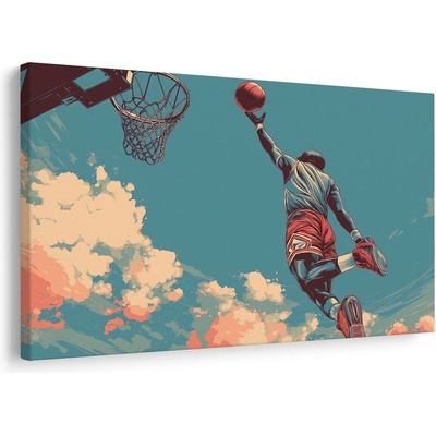 Obraz basketbalový skok k obloze - 30x20