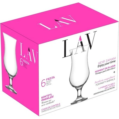 LAV Sklenice na koktejly FIESTA FST593F 6 x 460 ml