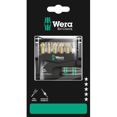Wera Bit-Check 12 Wood 1 SB 05136390001