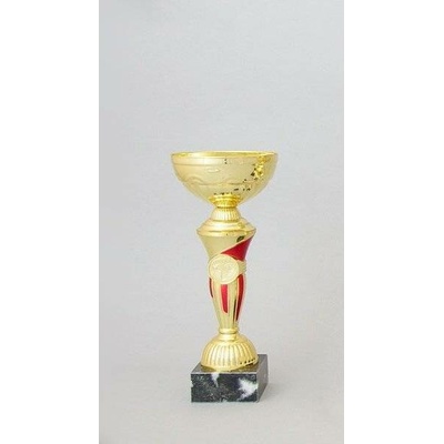 Zlatočervený sportovní pohár 24 33 cm 24 cm