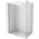 Mexen Kioto-X душ параван Walk-in 110 x 100 см, прозрачна 10 мм, четкана мед (800-110-202-65-00-100-X)