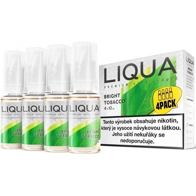 Ritchy Liqua Elements 4Pack Bright tobacco 4 x 10 ml 6 mg