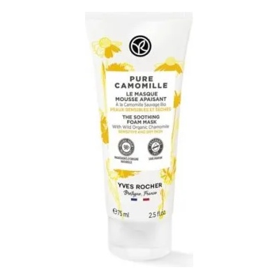 Yves Rocher Pure Camomille Foam Mask - Усокояваща маска пяна 75мл
