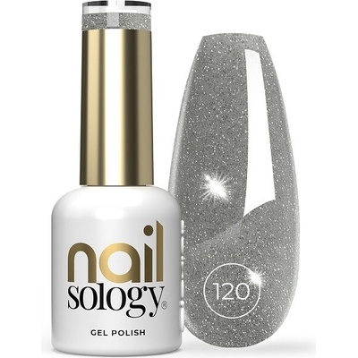 Clavier Nailsology Hybridný gél s efektom Flash 120 Silver Divine 8 ml
