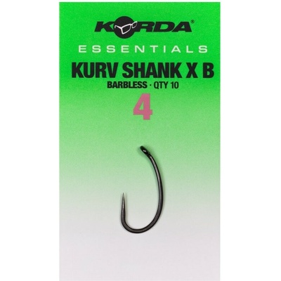 Korda Háčky Essentials Kurv X Barbless 10ks Vel. 4