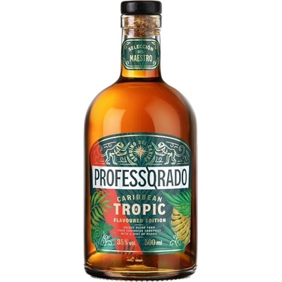 Professorado Caribbean Tropic Rum 35% 0,7 l (čistá fľaša)