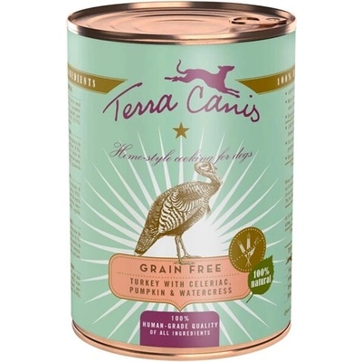 Terra Canis Grain Free morka so zelerom dyňou a žeruchou 400 g