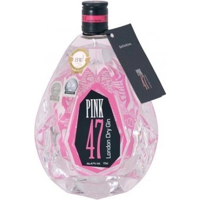 London Assy Pink Gin 47% 0,7 l (holá láhev)