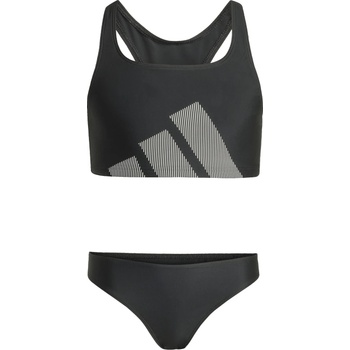 Adidas Детски комплект бикини adidas Kid's 3 Bar Logo Bikini Set Bikini - Black - размер 110 (EU) (750-2927-0111)