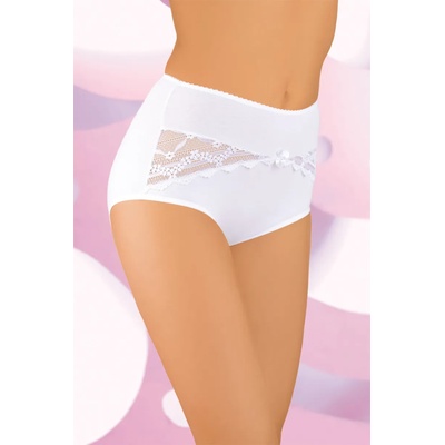 Babell Бели бикини с висока талия в големи размери bbl004eh-6589-biaŁy - Бял, размер 4xl