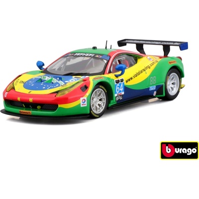 bburago kovový model ferrari 458 italia gt3 2015 1:43