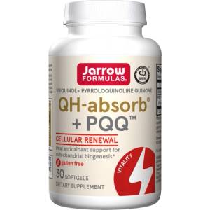 Jarrow Formulas QH + PQQ (ubiquinol + pyrroloquinoline quinone) [30 Гел капсули]