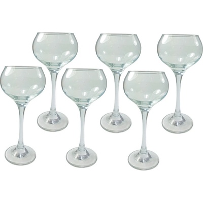 HOME Pohár sklenený na víno 6 x 380 ml