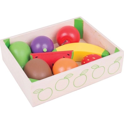 Bigjigs Toys krabička s ovocem