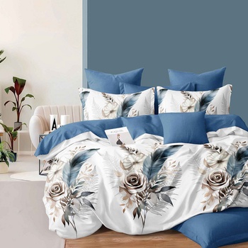 EmonaMall Двулицево спално бельо EmonaMall, 6 части - Модел S19049 (S19049-12000d)