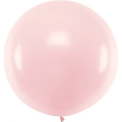 BALÓN 1m pastelový světle růžový