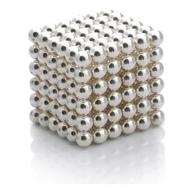 NeoCube strieborný magnetická stavebnica 216 guličiek